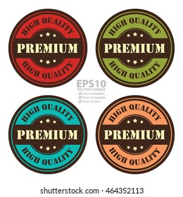 Vector : Premium High Quality Product Information Infographics Icon or Label