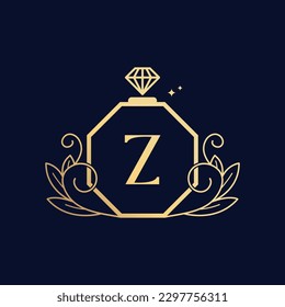 Vector Premium Luxurious Perfume Logo