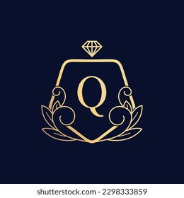 Vector Premium Luxurious Perfume Logo