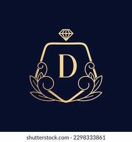 Vector Premium Luxurious Perfume Logo