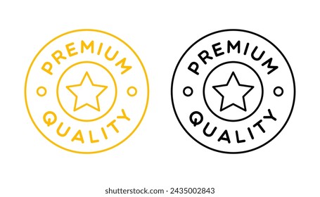 Vector Premium Quality Badge Label