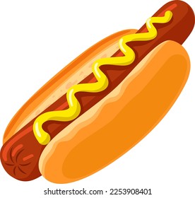 Vector prepared and cleaned Hot Dog drawings