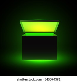 vector present box illustration