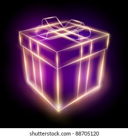 vector present box illustration
