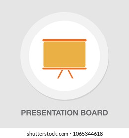 Vector Presentation Board Icon, Education Icon