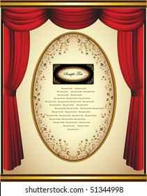 Vector Presentation and congratulation.