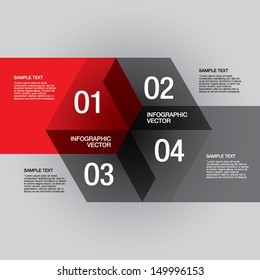 Vector presentation design template.