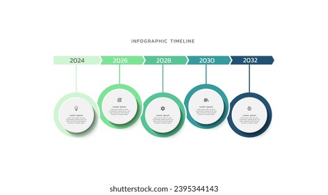 Plantilla de negocio de diseño de infografía de presentación de vectores