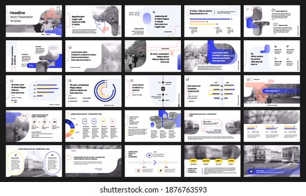 Vector Presentation Templates. Infographic elements for use in Presentation, Flyer and Leaflet, SEO, Marketing, Webinar Landing Page Template, Website Design, Banner.