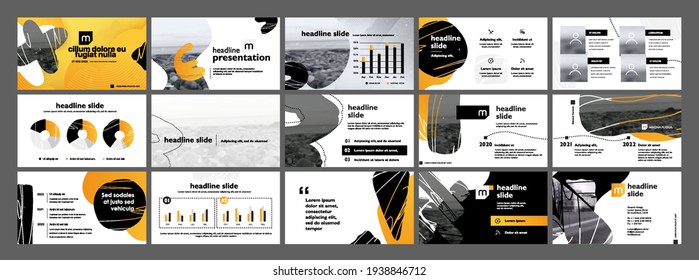 Vector Presentation Templates. Infographic elements for use in Presentation, Flyer and Leaflet, SEO, Marketing, Webinar Landing Page Template, Website Design, Banner.