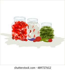 Vector preserved food