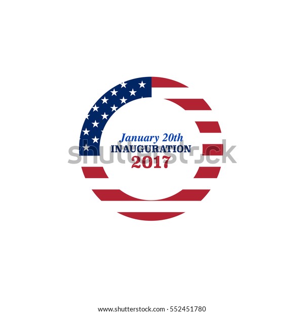 Vector presidential inauguration 2017 icon.\
Design element