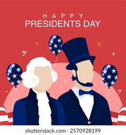 vector presidents day background template