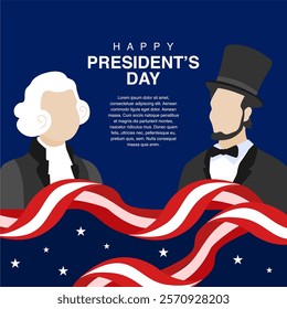 vector presidents day background template