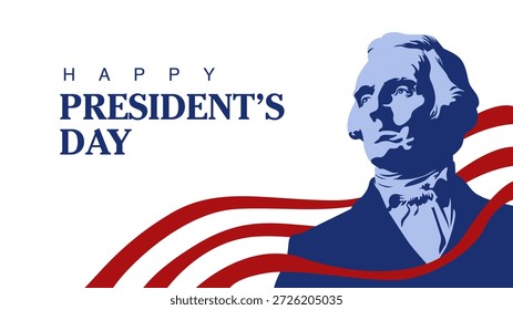 Plantilla de antecedentes del Día de los Presidentes de Vector