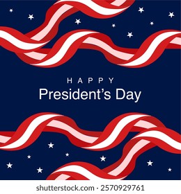 vector presidents day banner template