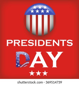 Vector Presidents Day Icon