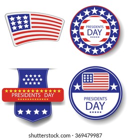Vector Presidents Day Icons