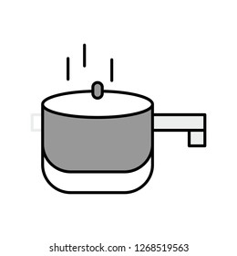 Vector pressure cooker icon
 