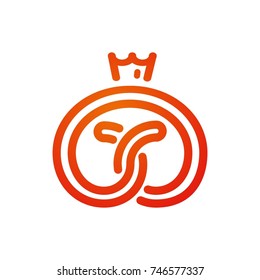 vector pretzel logo