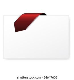 Vector price card with navigation arrow