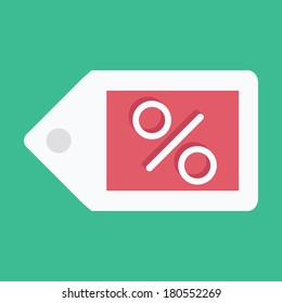 Vector Price Label Percent Tag Icon