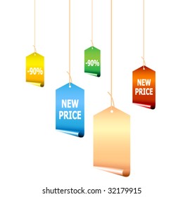 Vector Price Tags