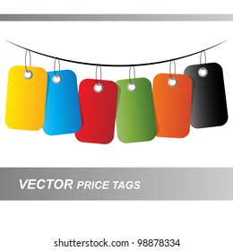 Vector Price Tags Stock Vector (Royalty Free) 98878334 | Shutterstock