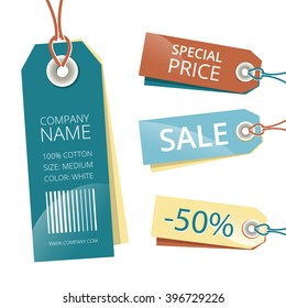 Vector price tags set