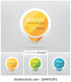 Vector pricing, hosting table.