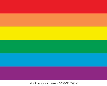 Vector Pride Pattern An Illustration of Gay flag or LGBT flag sign isolated. Gay culture symbol. Background. Flag. 