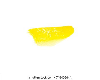 Vector primrose yellow or meadowlark watercolor background for text