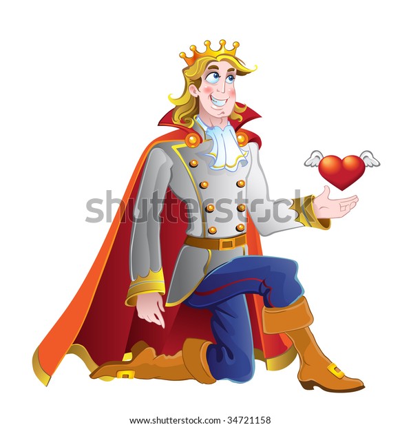 Download Vector Prince Charming Ask Princess Hand Stock Vector ...