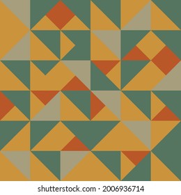 vector print abstraction. minimalistic geometric style. triangles of different colors
