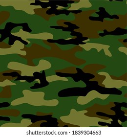vector print camouflage army seamless