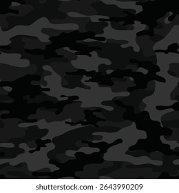 vector print camouflage. seamless pattern for clothing or print