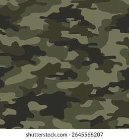 vector print camouflage. seamless pattern for clothing or print
