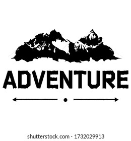 Impresión vectorial para ropa Aventura