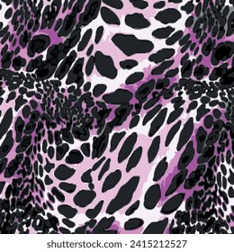 vector print fabric stripes leopard texture for background
