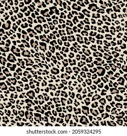 vector print leopard. seamless print of leopard skin. pattern of animal skins for clothing or print. feline family