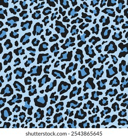 vector print leopard. seamless print of leopard skin. pattern of animal skins for clothing or print. feline family 