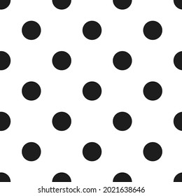 vector print of peas, seamless black circles for print or clothes