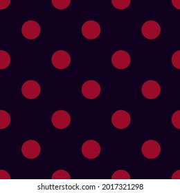 vector print of peas, seamless red circles for print or clothes