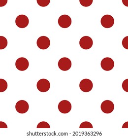 vector print of peas, seamless red circles for print or clothes