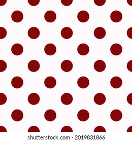 vector print of peas, seamless red circles for print or clothes