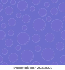 vector print soda. gas bubbles on purple background