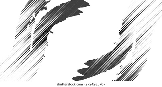 Vector Print Textured Tire Track . Design Element .Bike thread silhouette