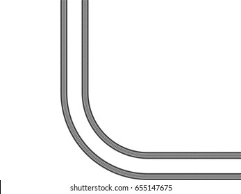 Vector Print Textured Tire Track . Design Element .Car thread silhouette
