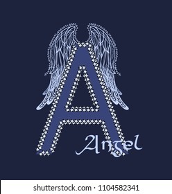 Vector print is for t-shirt. Design graphic typography for screen-printing press. Stylized word and slogan,  illustration artistic art . For textile  denim and knit clothes in fashion. 