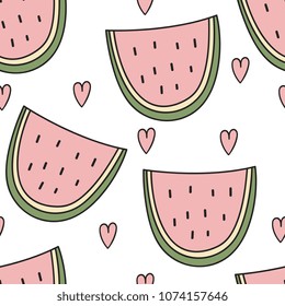Vector print wirh watermelon